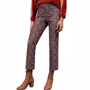 NWOT Anthropologie size 4 The Essential Slim Cropped Straight Leg Trousers